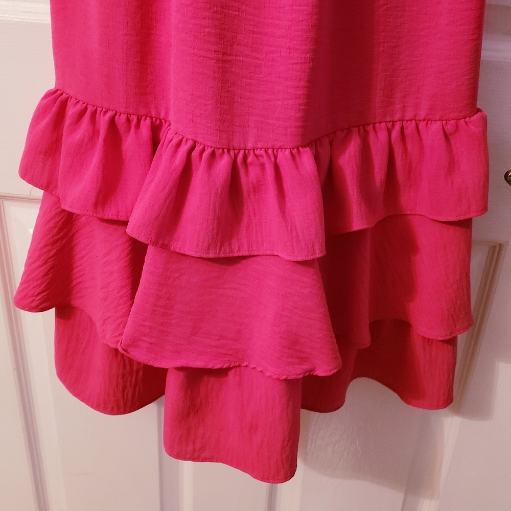 Sundress by Sofia Vergara.  Bustier Midi. NWOT Fuscia Pink S. Fast SHIPPER. - Picture 2 of 8